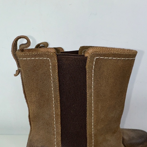 Fry Suede Chelsea Boots Aleksandra Zee Block Heel Women's Size 8 - Picture 5 of 16